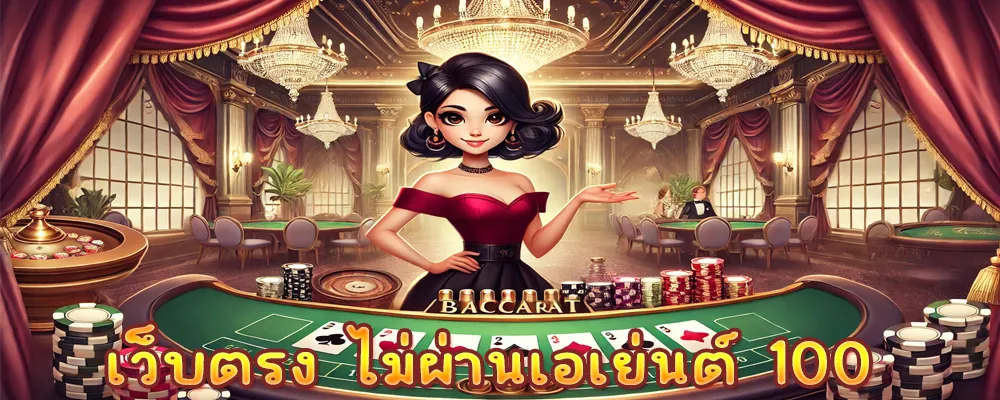 เว็บตรง ไม่ผ่านเอเย่นต์ 100